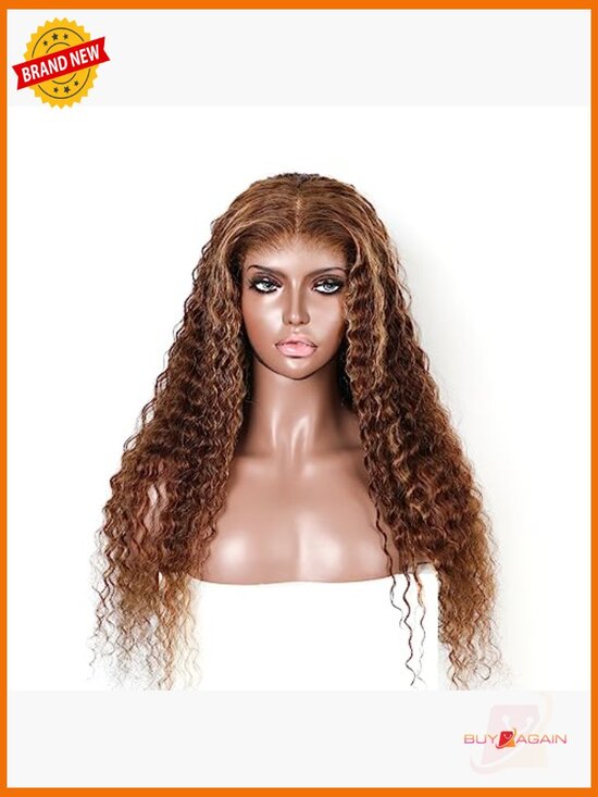 Glueless Wear and Go Deep Wave Lace Front Wig 18 inch HD Lace Pre Plucked Glueless Wear and Go Deep Wave Lace Front Wig 18 inch HD  main image 2